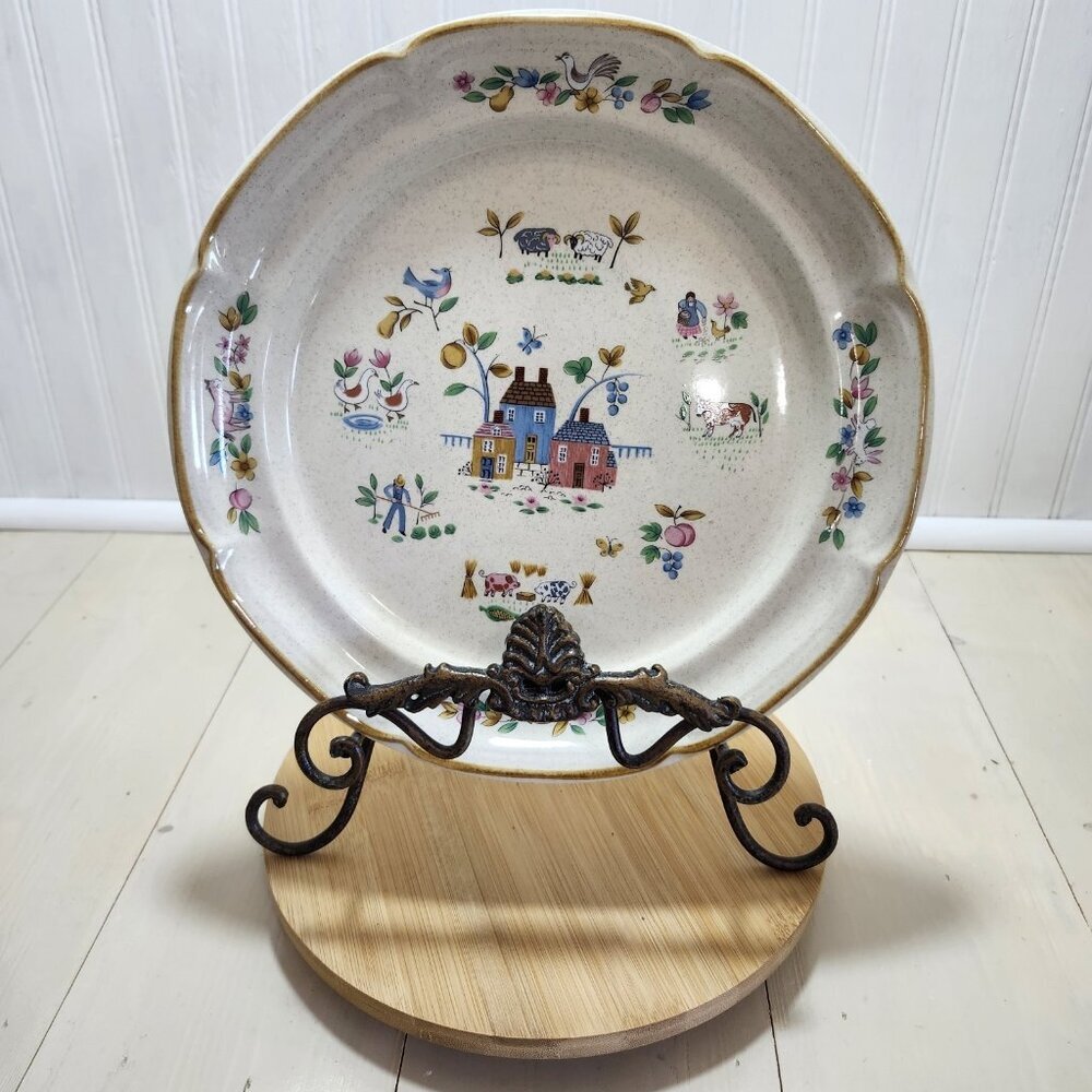 Vintage International Stoneware‎ Heartland 10¾" Dinner Plate #7774  Cottage Core - Picture 2 of 12